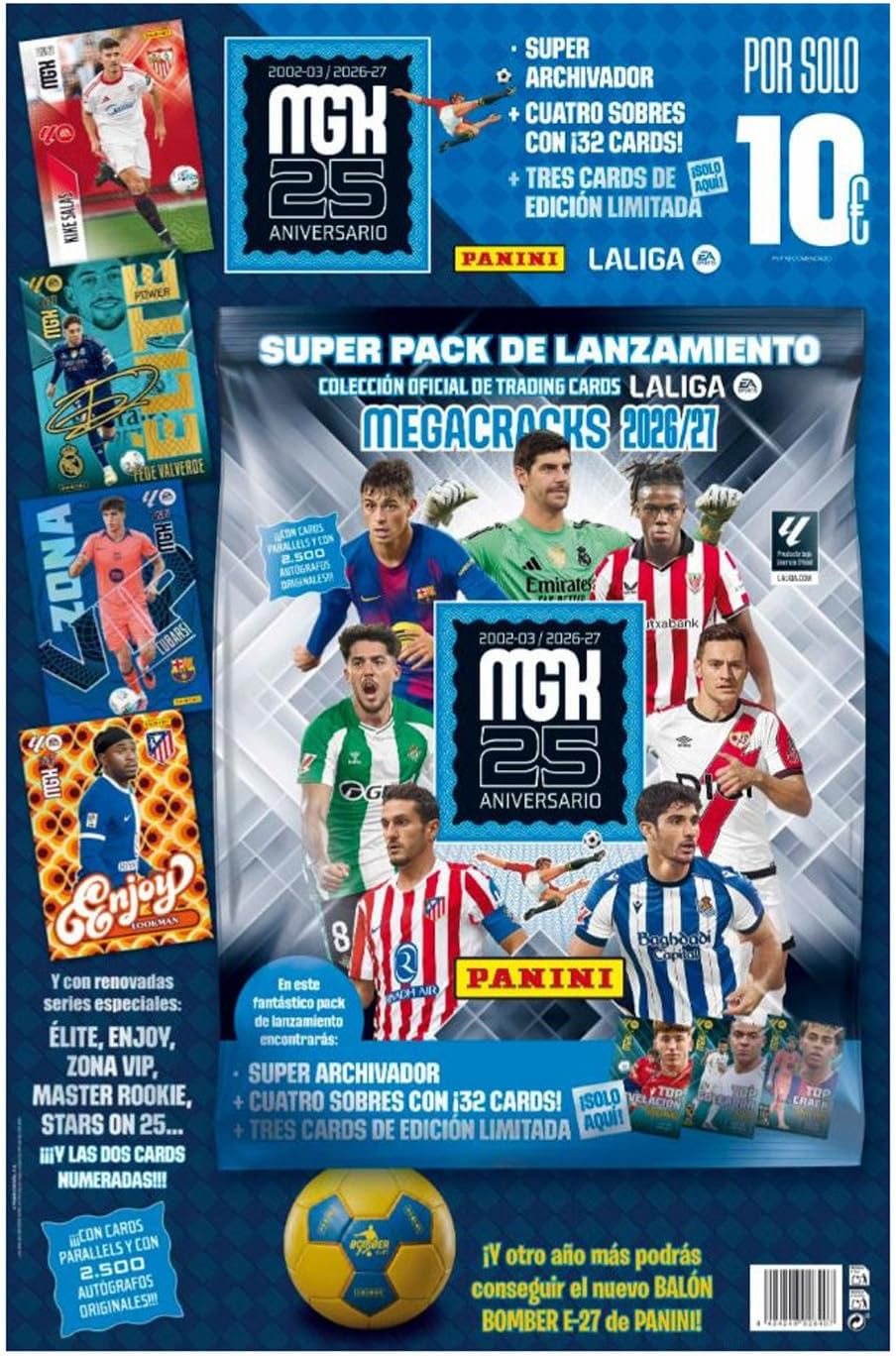 Carton Megacracks 26-27 Archivador+4 Sobres+3CE