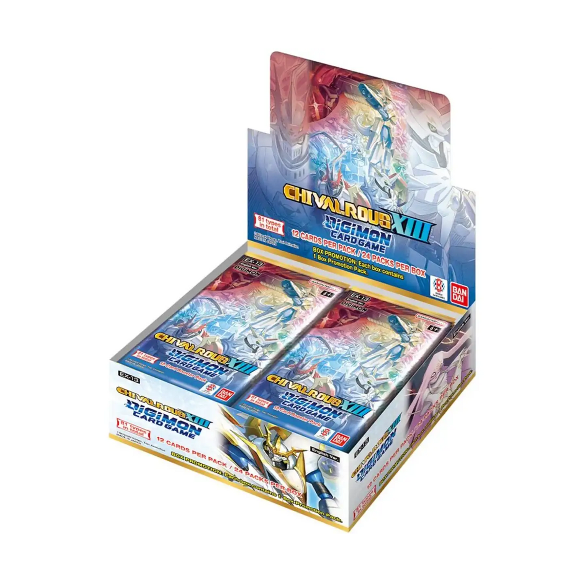 Booster Box Display Chivalrous XIII EX-13 (24 Sobres) - Digimon