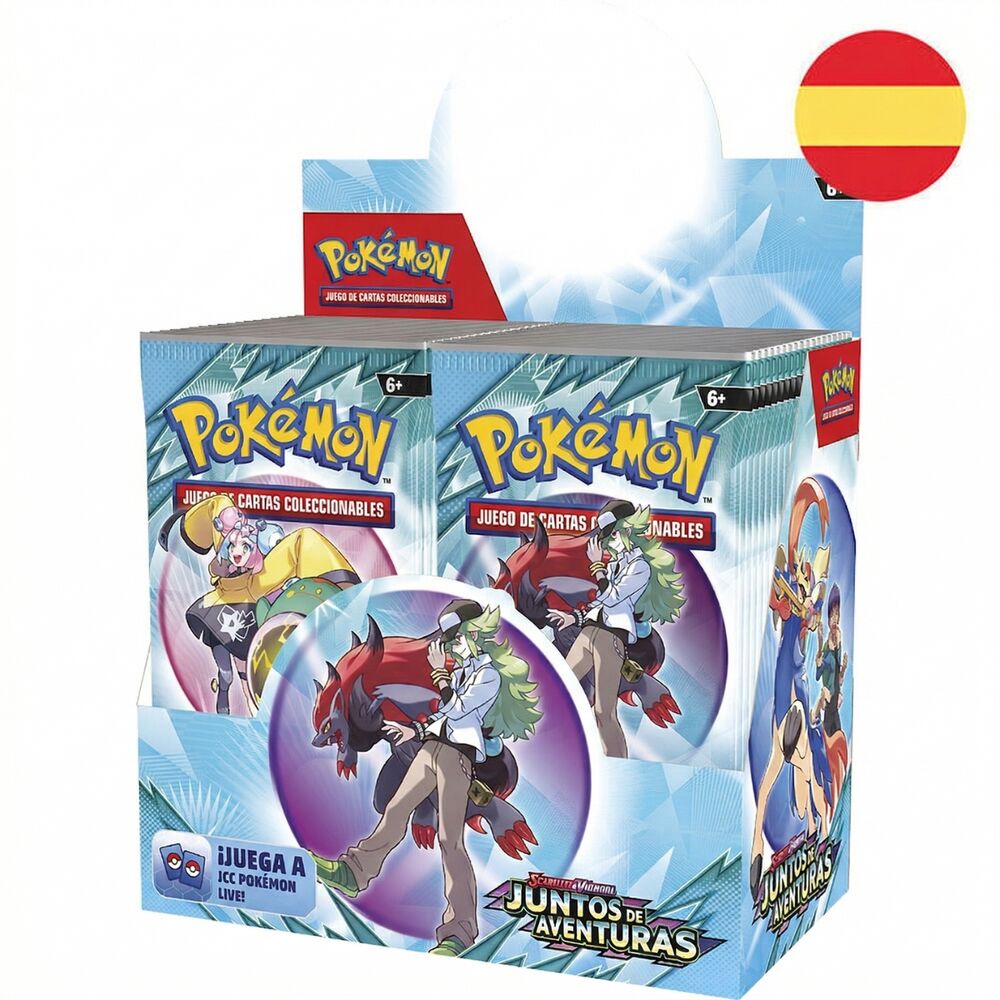 Sobre cartas Juntos de Aventuras Pokemon español