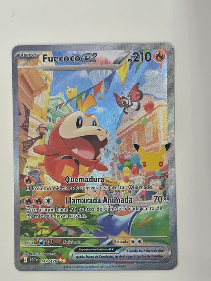 CARTA Fuecoco ex (30C 147) ESPAÑOL