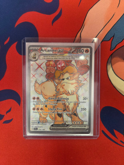 CARTA Arcanine ex (SVI 224) ESPAÑOL