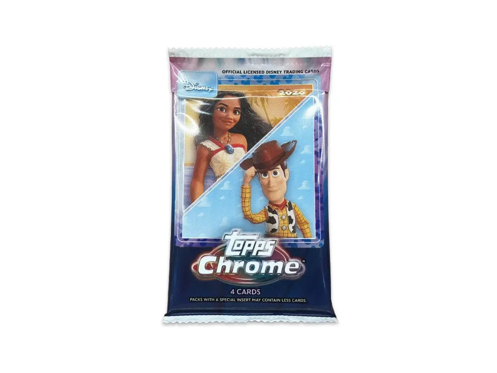 SOBRE TOPPS CHROME DISNEY INGLES