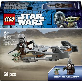LEGO Star Wars Moto Speeder del Mandaloriano y Grogu 75436