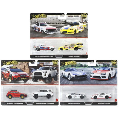 Blister 2 coches metal Premium Hot Wheels surtido