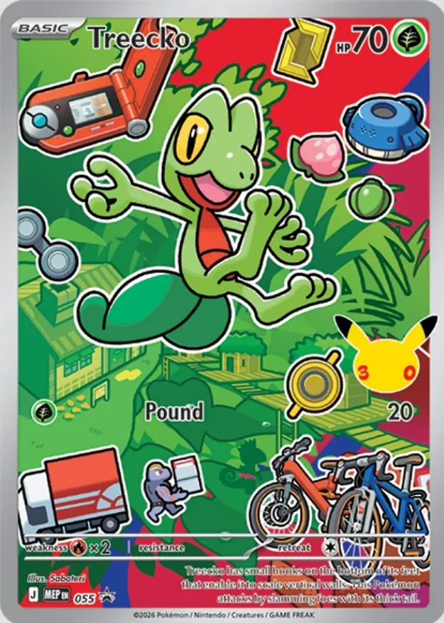 CARTA Pokémon TCG - Treecko (MEP 055) [ES]