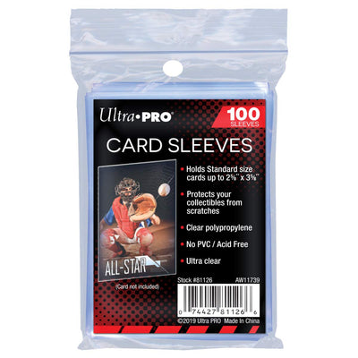 Ultra Pro Regular Card Sleeves Transparente