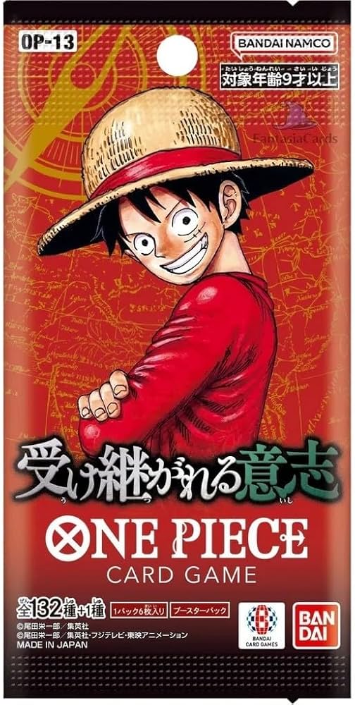 SOBRE ONE PIECE TCG OP-13 JAPONES