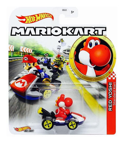 HOT WHEELS MARIO KART SURTIDO - RED YOSHI