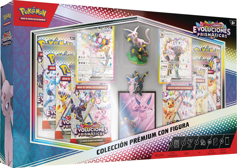 POKEMON COLECCION PREMIUM CAJA EVOLUCIONES PRISMATICAS