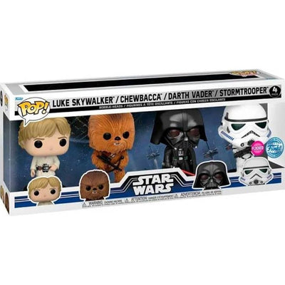 Funko Pop! Star Wars: Blister 4 Figuras New Classics