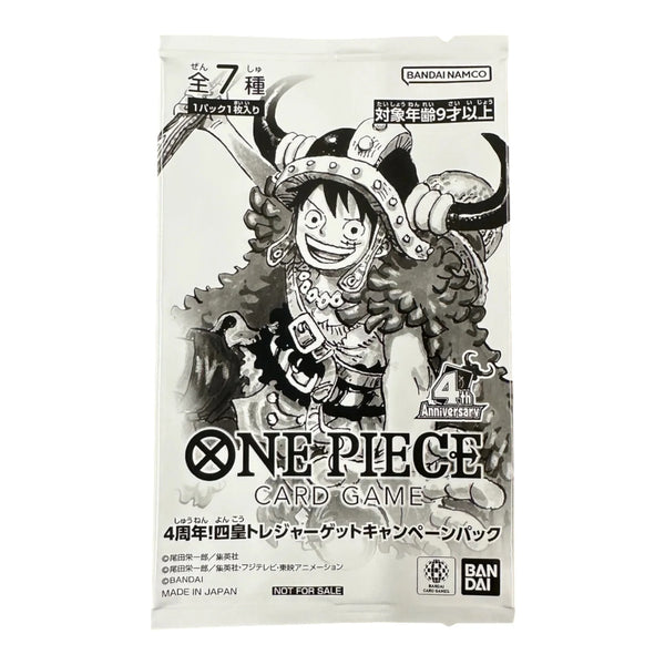 SOBRE ONE PIECE 4TH ANIVERSARIO JAPONES TCG