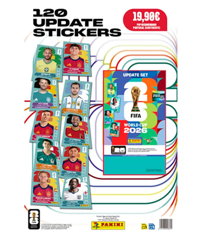 Album Update Set World Cup 2026 Panini Cromos Reserva