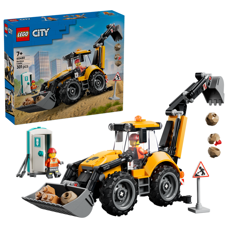 LEGO City Cargadora Retroexcavadora Amarilla