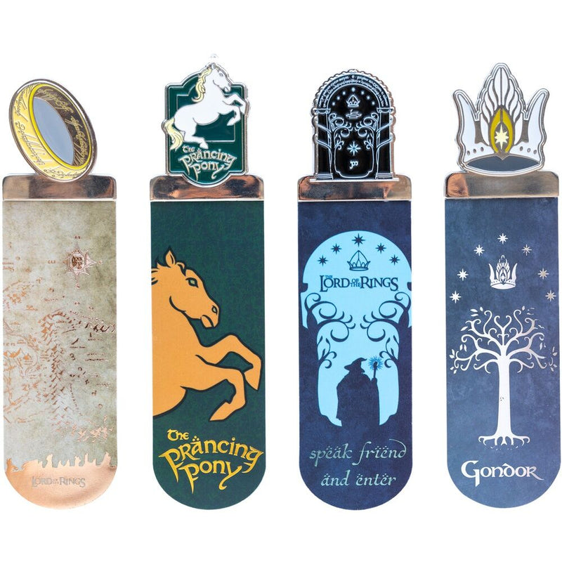 SET DE 4 MARCAPAGINAS EL SEÑOR DE LOS ANILLOS