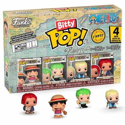 Bitty POP!  One Piece 4-Pack Series 1 Chase