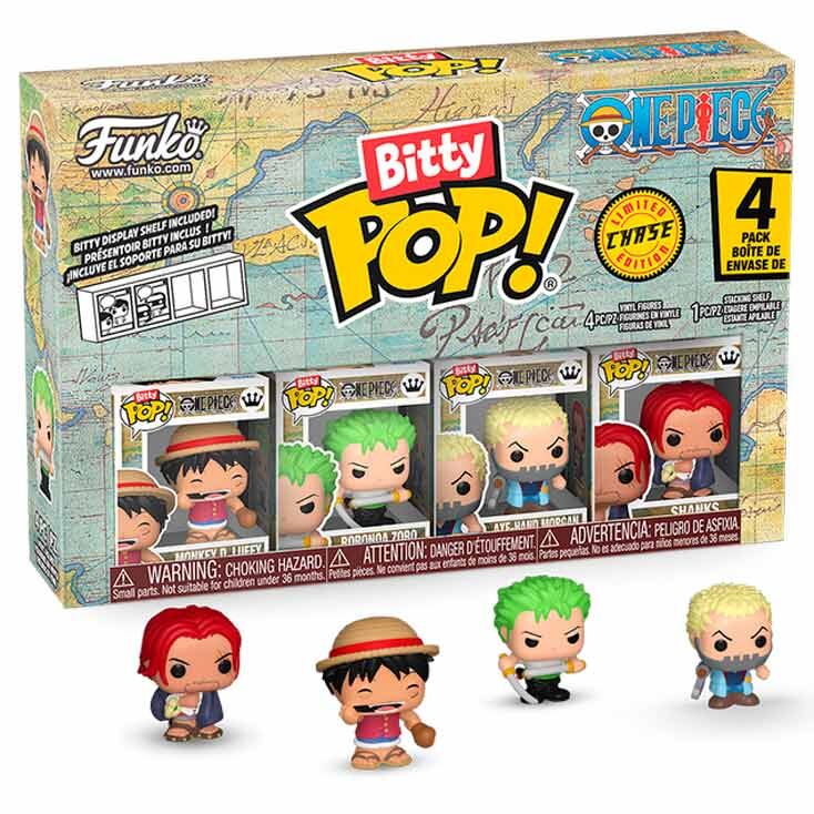 Bitty POP!  One Piece 4-Pack Series 1 Chase