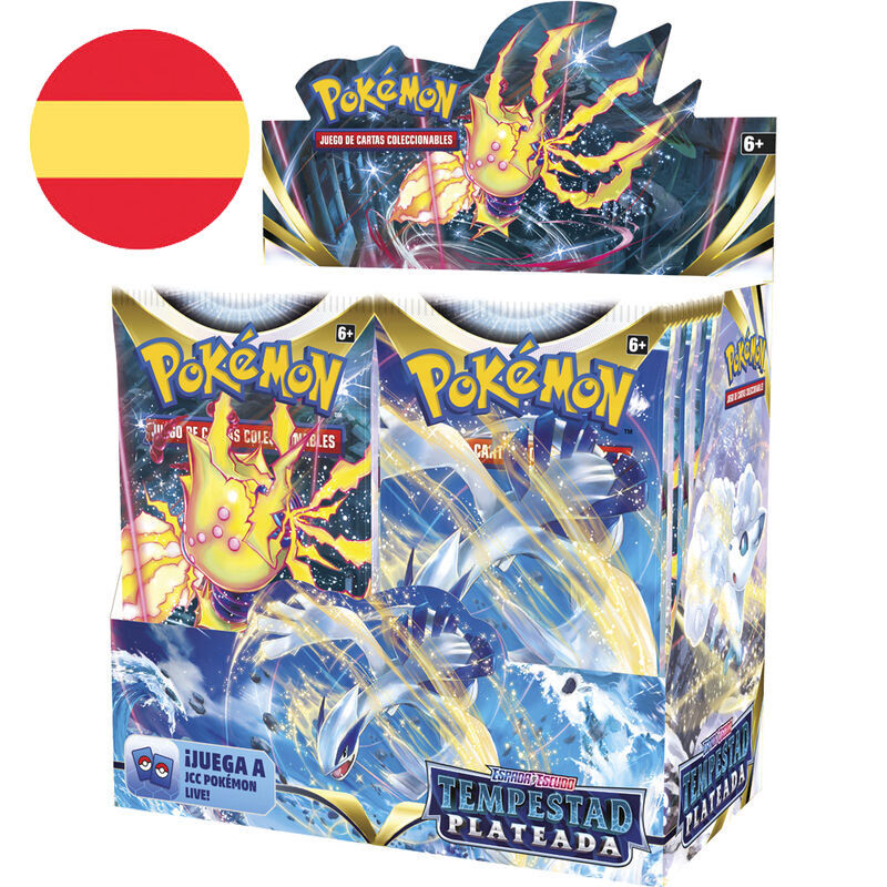 Sobre Tempestad Plateada Pokemon español Reserva