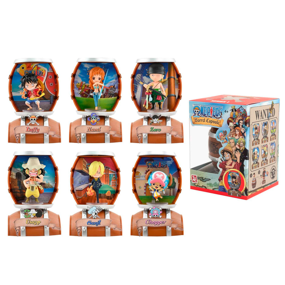 Display 6 Barrel Capsule One Piece Blind Box