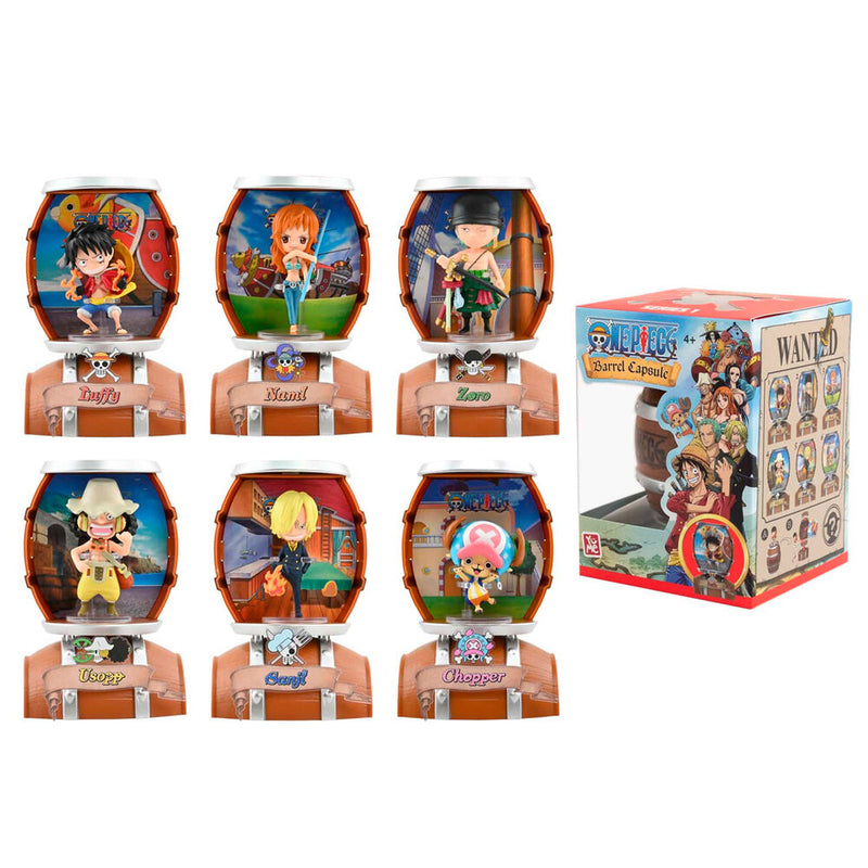 Display 6 Barrel Capsule One Piece Blind Box