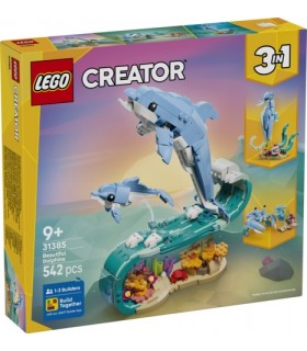 LEGO Creator 3 en 1 Animales Marinos Hermosos Delfines