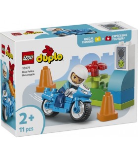 LEGO DUPLO Moto de Policía Azul