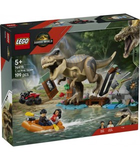 LEGO Jurassic World Huida por el Río y T. Rex a la Caza