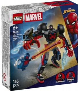 LEGO Marvel Armadura Robotica de Miles Morales vs Spiderman 2099