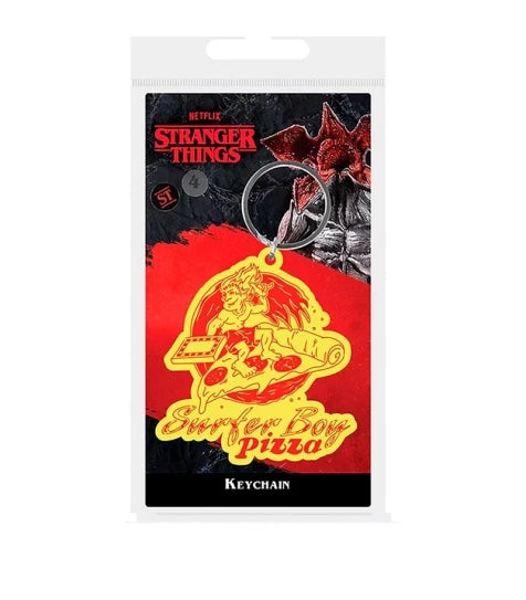 Llavero Strangers Things Surfer Boy Pizza