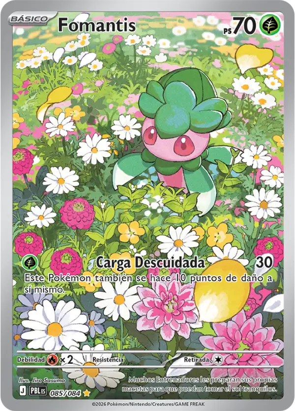 CARTA Pokémon TCG - Fomantis (PBL 085) [ES]
