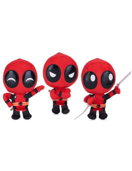 8075D MARVEL DEADPOOL Peluche 35cm Lil Bodz - ALEATORIO