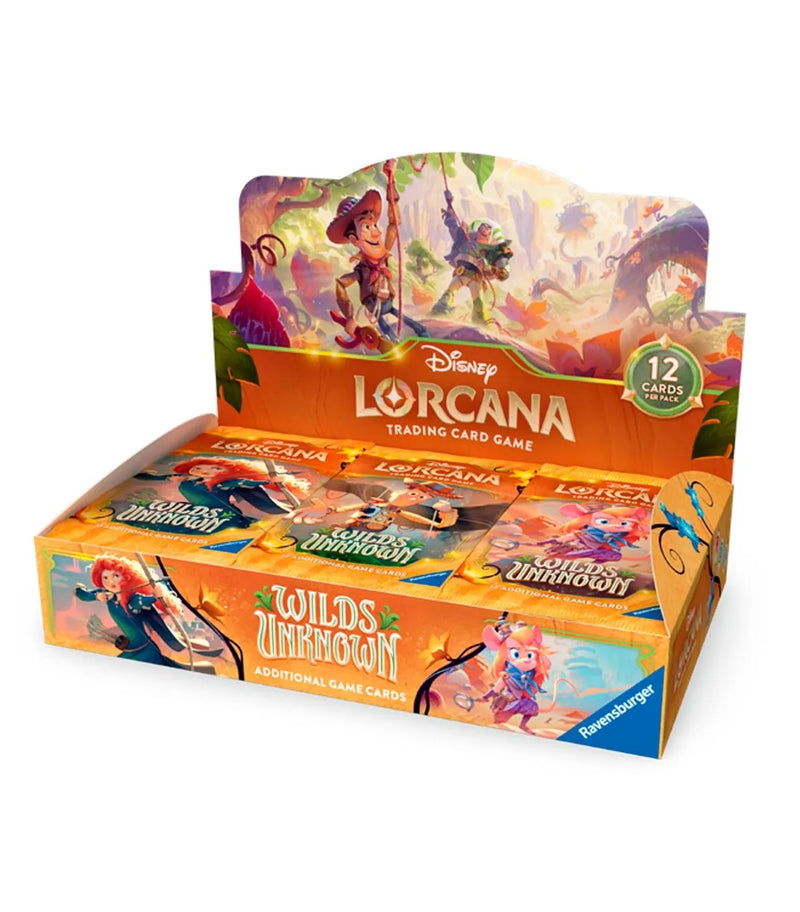 CAJA LORCANA WILDS UNKNOWN INGLÉS