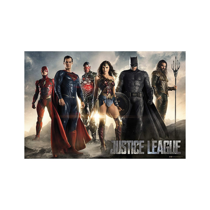 Poster DC Comics Liga de la Justicia Personajes Pelicula