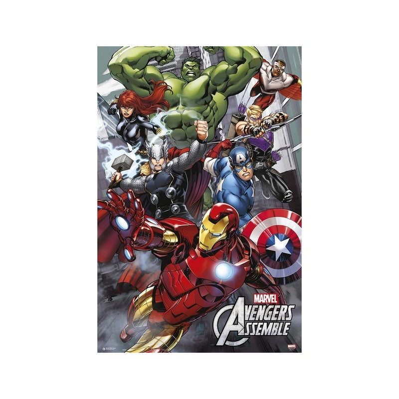 Poster Marvel Los Vengadores Unidos