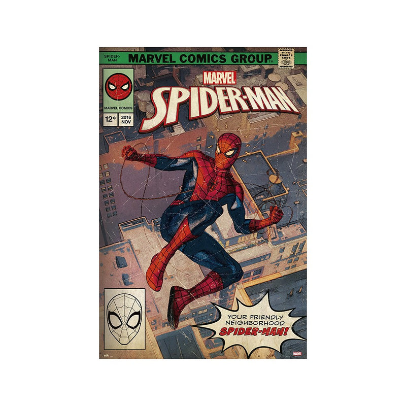 Poster Marvel Spiderman Portada Comic