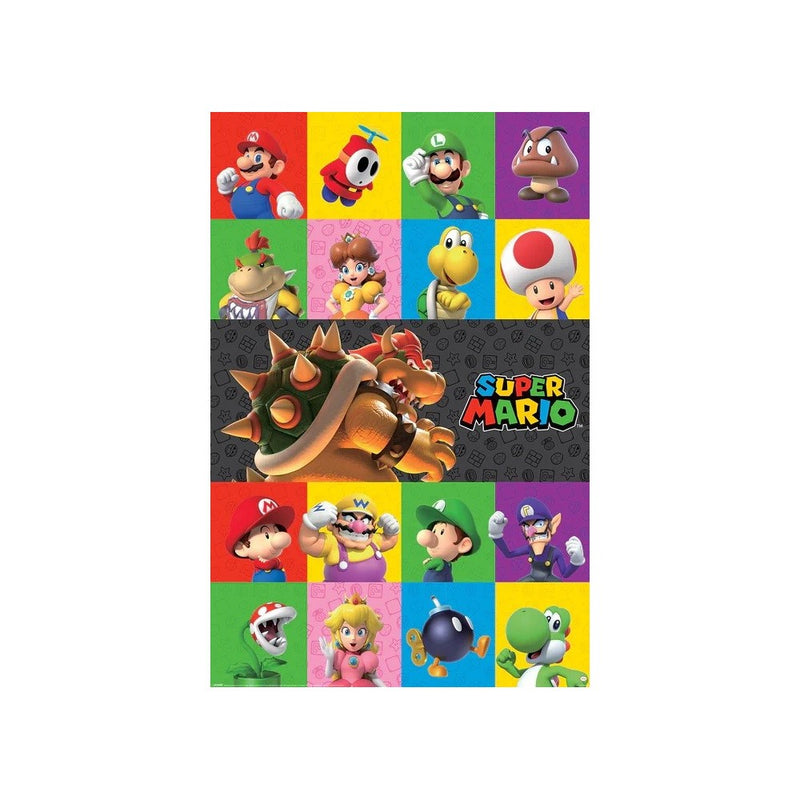 Poster Super Mario Personajes