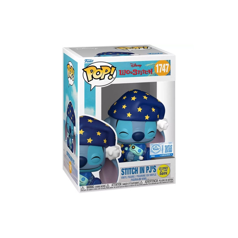 Funko POP! Vinyl (Exc) Stitch in PJ's (Glow)