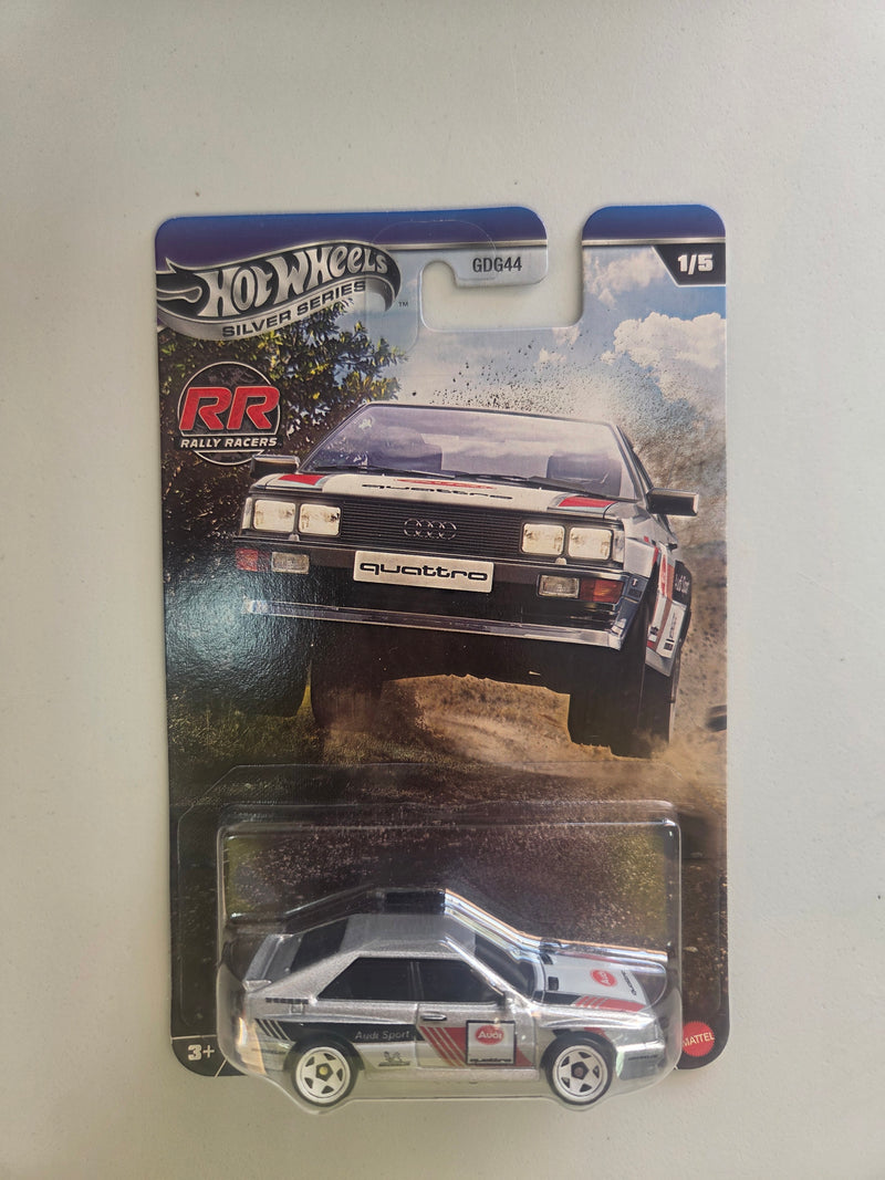 HOT WHEELS RALLY RACERS SILVER SERIES - 87 AUDI QUATTRO