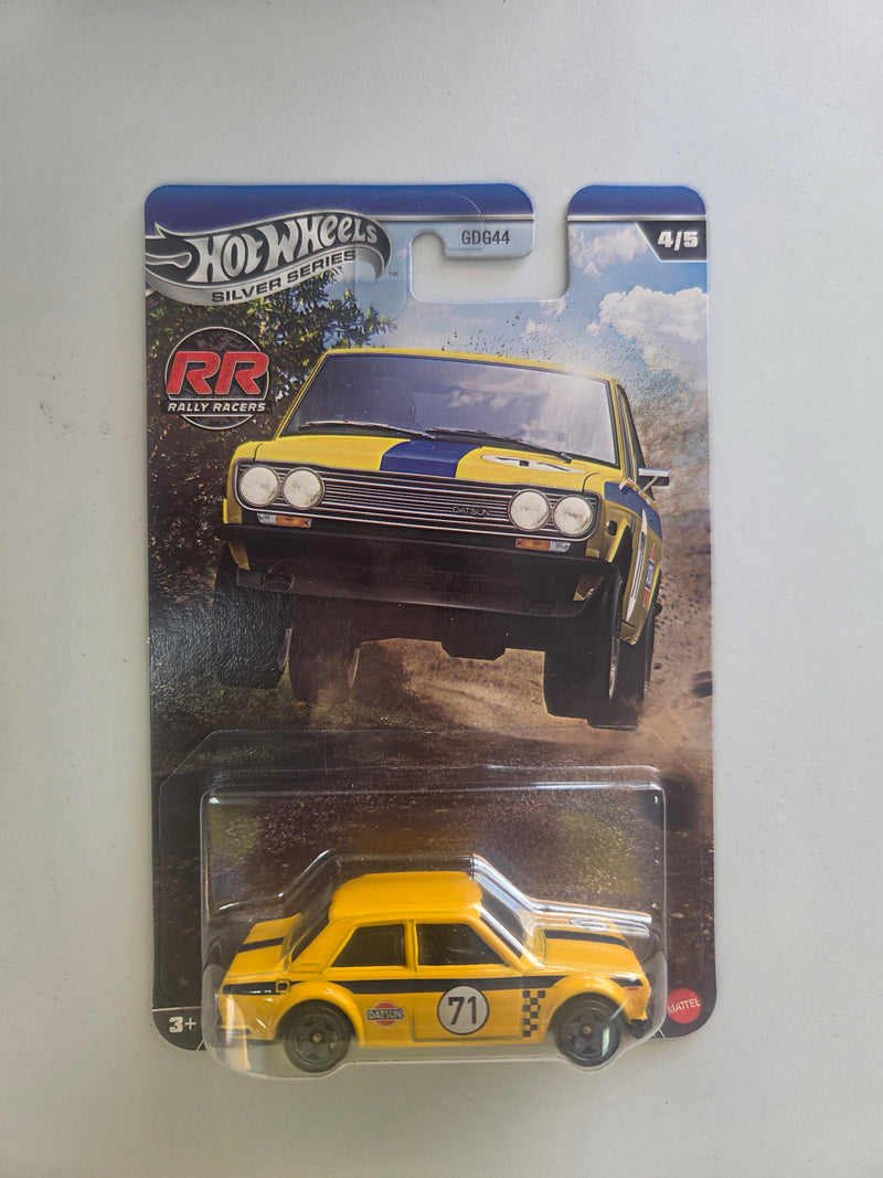 HOT WHEELS RALLY RACERS SILVER SERIES - 71 DATSUN
