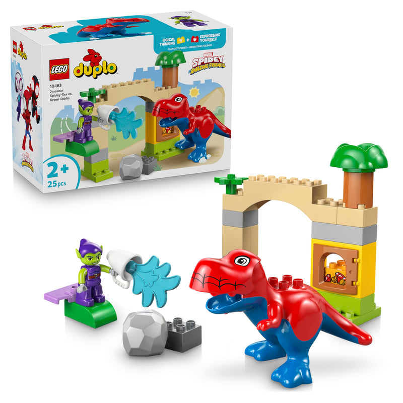 LEGO Duplo Dinosaurio Spidey-Rex vs Duende Verde Reserva