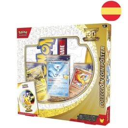 Blister Poster Juego Cartas 30th Aniversario Pokemon Español