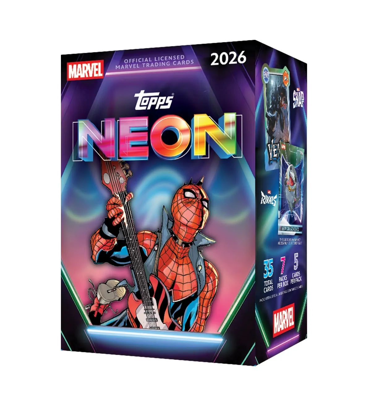 [Reserva] Value Box - 2026 Marvel Neon 2026 (7 Sobres) Topps Inglés