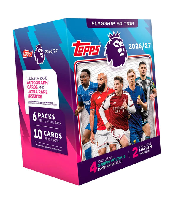 Value Box Premier League Flagship 26-27 Topps