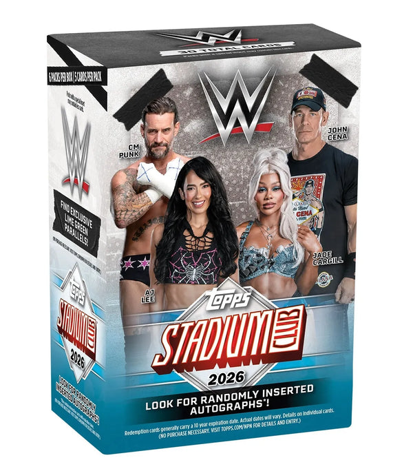 [Reserva] Value Box WWE 2026 (6 Sobres) - Topps Europe Inglés